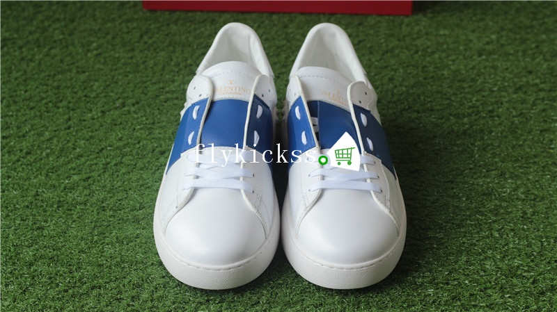 Valentino Garavani White Blue Sneaker